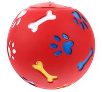 LABRIMP Interactive Dog Treat Ball for Large Dogs and Aggressive Chewers, Plastic Sturdy Ball with Easy to Clean Design, for Playtime and Engaging Pets