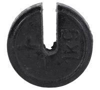 LABRIMP Iron Slotted Weight for Orthopedic Traction 1kg Heavy-Duty Iron Material with Convenient Hooked Design and Precise Weight Control for Orthopedic Devices and Industrial Weighing