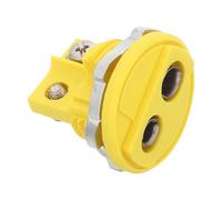 LABRIMP K Type Thermocouple with Plastic Housing Panel Mount Connector Female Socket Simple Installation and Accurate Temperature Control, Suitable for Power Generation and Food