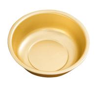 LABRIMP Large Aluminum Fruit Washing Basin Round Shape and Sturdy Thick Material, Multipurpose Household Washing Bowl for Kitchen and Salad Mixing, Elegant and Creative Design