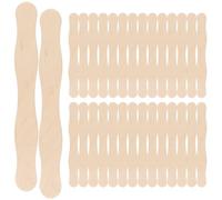 LABRIMP Large Lollipop Sticks Multi-Functional Reusable Wooden 50pcs Wooden Craft Sticks for DIY Handicraft Models for Festivals Parties and Creative Projects