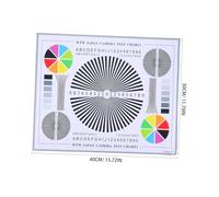 LABRIMP Lens Test Chart for Cctv Focus Alignment and Calibration Color Wheel Pattern for Indoor Outdoor Security Camera Lens Testing Quick Setup Tool for Clear Image Assessment and