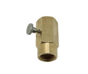 LABRIMP Lightweight Reusable Metal Soda Machine Connector Adapter for Co2 Tank Refill with Tr21-4 to Cga-320 Fitting, Suitable for Carbonated Water Machine Accessories Random Color