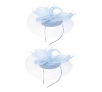 LABRIMP Lightweight Women Fascinator Hat with Gauze Mesh Veil and Elegant Flower Headband, Versatile Use for Weddings and Parties, Stylish Mini Hair Accessories for Brides and Guests