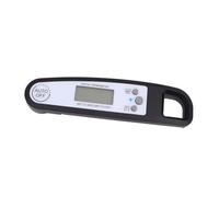 LABRIMP Luminous Foldable Kitchen Thermometer Digital Food Probe for Bbq Cooking with Fast Accurate Readings Electronic Baking Thermometer Barbecue Probe in Black
