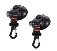 LABRIMP Magnetic Car Suction Cup Holder Abs Material 2pcs with Multifunctional Sucker Hooks Suck Cup Hook Convenient to Use and No for Tent Designed for Car and Sunshades