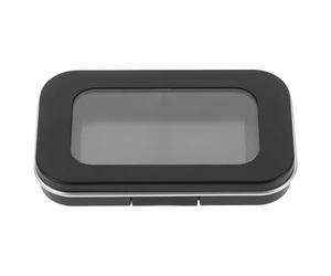 LABRIMP Magnetic Makeup Palette Organizer for Eyeshadow and Blush with Easy Swapping Function, Black Plastic and Iron Material, Sleek Minimalist Design for DIY Cosmetics Powder and Travel
