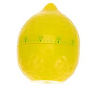LABRIMP Manual Mechanical Lemon Shape Kitchen Countdown Timer for Cooking and Baking Plastic Construction Loud Alarm for Management for Home and Classroom Use