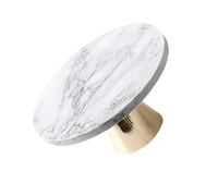 LABRIMP Marble Cake Display Stand with Easy to Clean Surface, Reusable Cake Plate Stand for Wedding Party and Dessert Presentation