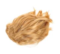 LABRIMP Men's Short Wig Blonde Synthetic Hair for Parties and Cosplay, Easy to Use and Highly Adjustable Realistic Appearance, Golden High Temperature Fiber Hairpiece for Costume
