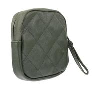 LABRIMP Menstrual Pad Pouch Thickened Sanitary Towel Holder Portable Travel Bag Small Multipurpose Menstrual Pad Bag for Women with Random Green Pattern