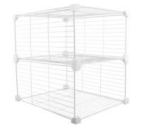 LABRIMP Metal Freezer Divider Bin for Chest Freezer Temperature Resistant Iron Wire Storage Basket Organizer for Seafood and Foods Space-saving Fridge Partition Shelf for Efficient Kitchen