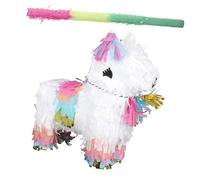 LABRIMP Mini Candy Filled Pinata with Stick Adorable Cartoon Party Decoration for Birthday Bridal Shower Eid Indoor Outdoor Celebrations Fun Surprise Goodie Bag Filler