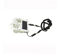 LABRIMP Mini Solar Powered USB Cooling Fan Clip Portable White Hat Clip Fan for Mountain Climbing Camping Desk Use Energy Saving with Breeze No Battery Needed