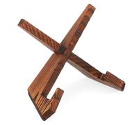 LABRIMP Natural Wood Recipe Book Holder Stand for Kitchen Counter Multi Functional Decorative Storage and Ornament Display Stand Sturdy Stylish Reading and Photo Display Rack for Home