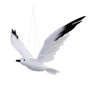 LABRIMP Novelty Seagull Decor Model Seaside Decoration Hanging Seagulls for Beach-themed Parties Rustic Coastal Decor