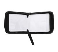 LABRIMP Oxford Fabric CD Storage Bag 40-Slot Thickened CD DVD Sleeves Holder Compact Media Organizer for Travel and Home Use