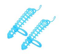 LABRIMP Parakeet Cage Feeder 2pcs Plastic Hollow Basket Shape with Easy Attachment Suitable for Bird Cage Feeding and Chewing