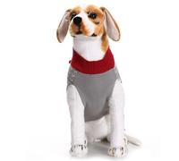 LABRIMP Pet Christmas Dog Sweater Clown Gray Acrylic Ugly Sweater Front Leg Hole No Buttons or Zipper for Small and Large Dogs Puppy Clothing for Holiday Celebration