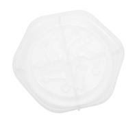 LABRIMP Pet Feeding Bowl Silicone Mold, White Color with Delicate Details, Flexible Material for DIY Cat and Dog Bowl Crafts