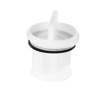 LABRIMP Plastic Drain Plug for Washing Machine Drain Pump Filter with Abs Material and Easy Replacement White Seal Cap for Homes and Laundromats
