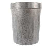 LABRIMP Plastic Wastebasket Home Trash Bucket Vintage Style with Pressure Ring Design Compact Room Trash Bin Suitable for Bathroom and Bedroom Next to Your Toilet or Vanity