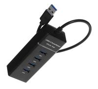 LABRIMP Port USB Hub High Speed Multi Port Splitter Adapter with LED Indicator Compact USB Hub for Laptop Desktop Keyboard Mouse Flash Drive Driver Compatible
