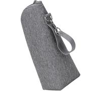 LABRIMP Portable Bottle Storage Nursing Bottle Bag for Mommy Grey Oxford Cloth Material Stroller Buggy Outdoor Supply Daily Life 8.65x3.14x2.75in