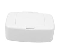 LABRIMP Portable Plastic Wipes Dispenser with Lid, Dustproof Wet Tissue Case for Nursery Room, Refillable and Compact Organizer for Desk and Bathroom, 17x10.5cm