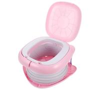 LABRIMP Portable Potty with Leakproof Design and Foldable Portable Travel Potty Seat, for Outdoor Use and Long Trips, Lightweight Plastic Material Suitable for Boys