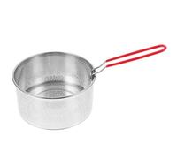 LABRIMP Portable with Removable Handle with Stainless Steel Charcoal Burner Basket Practical Design and Effortless Cleaning for, Compact Camp Basket Bbq Accessory Outdoor Grilling