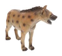 LABRIMP Realistic Plastic Hyena Model for Vivid Wildlife Figurine for Desktop Decoration and Educational Cognitive Play Animal Ornament for Home and Garden Display