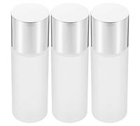 LABRIMP Refillable Lotion Bottles Cosmetic Sample Containers 3pcs Convenient to Carry 100ml Lightweight Pet Sub Packaging Bottles for Travel and Business Trip
