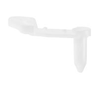 LABRIMP Refrigerator Door Stop Hook Buckle Plastic Hinge Stop Block White Freezer Door Compatible Replacement Latch for Appliance Repair