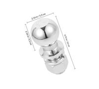 LABRIMP Replacement Tow Ball Trailer Accessory Made of Sturdy Steel and Iron with Enhanced Retention and Stable Connection for Hauling Atvs and Boat Trailers in Vehicles