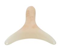 LABRIMP Resin Scraping Facial Tool for Face and Body with Ergonomic Design, Y-Shaped Massager Board for Deep Tissue and Lymphatic Massage, Khaki Colour Scraping Massager for Skin Care