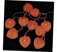 LABRIMP Retro Lamp Iron Heart Shape Led String Lights for Romantic Room Lighting