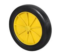 LABRIMP Rubber Utility Cart Caster Wheels 20cm Swivel Replacement for Janitorial Cart with Smooth Rolling and Impact-resistant Deep Tread for Outdoor Commercial Use