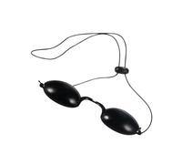 LABRIMP Safety Eye Patch Protective Mask for Cosmetic Use Ergonomic Design UV Light Eye Protection Goggles for LED Therapy Teeth Black