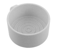 LABRIMP Shaving Soap Bowl for Men Small White Shaving Cream Mug with Handle Wet Shave Soap Lather Cup Travel-friendly Grooming Tool for Beard and Preparation