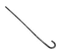 LABRIMP Silver Magician Cane Prop for Halloween Costume Crutch Walking Stick Accessory for Kids and Adults Theatrical Dance Cane for Party Cosplay and Stage Performance