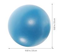 LABRIMP Small 9-inch Pilates Ball with Pump, Blue Mini Yoga Exercise Ball for Core Training, Home Workout, Physical Therapy, and Pilates Fitness Accessory