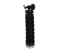 LABRIMP Small Octopus Selfie Tripod with Wireless Remote and Phone Holder for Mobile Phones and Cameras, Black Sponge Mini Tripod Stand Suitable for Live Streaming and Outdoor Photography