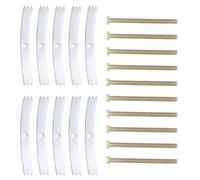 LABRIMP Socket Repair Cassette Kit with Screws Preventing Looseness 20pcs Random Color Galvanized Iron Material for 86 Type Wall Socket Box for Electrical Maintenance