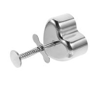LABRIMP Stainless Steel Heart Shaped Rice Ball Mold Burger Patty Maker Non Stick Rice Sushi Vegetable Mould for BBQ Cooking