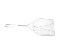 LABRIMP Stainless Steel Oil Skimmer Spoon with 2mm Mesh Design and Long Handle, Comfortable Grip Kitchen Strainer for Frying and Making French Fries, Versatile Cooking Grease Skimmer