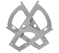 LABRIMP Stainless Steel Single-Layer Flip Mechanism Shoe Cabinet Hardware Grey Shoe Rack Replacement Drawer Hinge Fittings for Home Office Hotel Storage