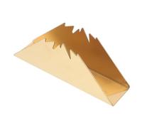LABRIMP Stainless Steel Triangle Napkin Holder with Stable Freestanding Base Upright Tissue Dispenser for Kitchen Counters Dining Tables Outdoor Picnics Modern Minimalist Design for
