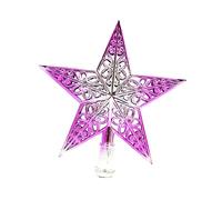 LABRIMP Star Christmas Tree Toer 20cm 3d Star Topper Decorative Ornaments Non-fading for Festive Decor