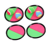 LABRIMP Sticky Catch Ball for Paddle Toss and Catch Game with Hard Soft Balls Outdoor Backyard Throwing for Hand-eye Coordination and Interaction